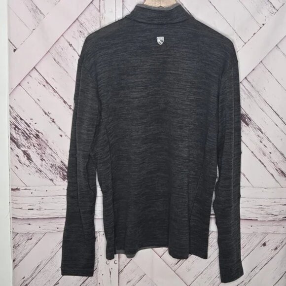 Kuhl Ryzer Gray 1/4 Zip Pullover Sweater - Picture 2 of 4